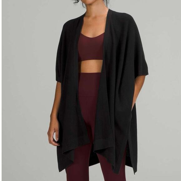 Lululemon Merino Wool Short Sleeve Wrap, OS - Picture 1 of 7